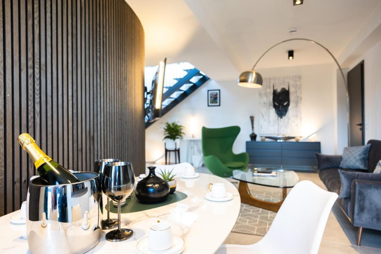 The Penthouse At Eco Smart Apartments Nuremberg Bagian luar foto
