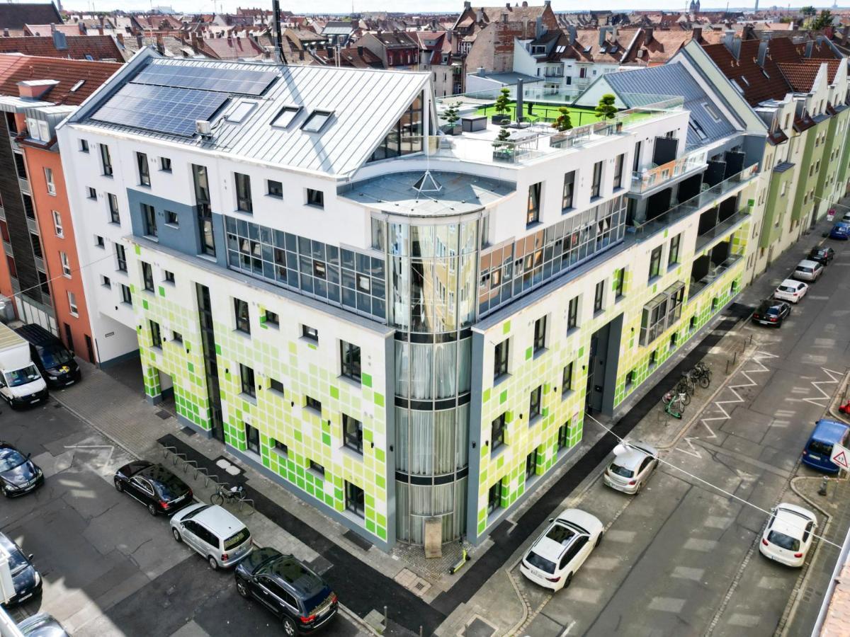 The Penthouse At Eco Smart Apartments Nuremberg Bagian luar foto